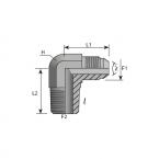  MJ1/2 X MNPT1/8 90� 