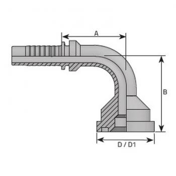  SC32BR1 1/4 S3 90� DN50.8 