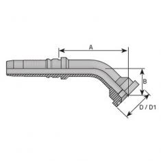  HA32BR1 1/4 S6 45� VITI DN54 