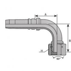  HA32TBSP1 1/4 90� VITI 