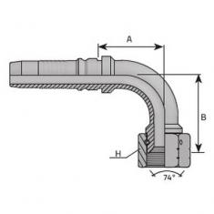  HA25TJ1 5/16 90� VITI 