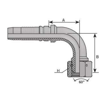  HA19TBSP3/4 90� VITI 
