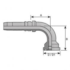  HA25BR1  S3 90� VITI DN44.5 