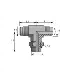  TE MJ9/16 X MCYL3/8 X MJ9/16 