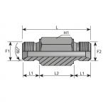  MBSP1/4 X MBSP1/4 LG48mm -PJ 